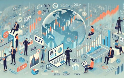 Buying and selling shares in the stock market