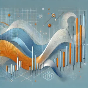 Line and candlestick charts