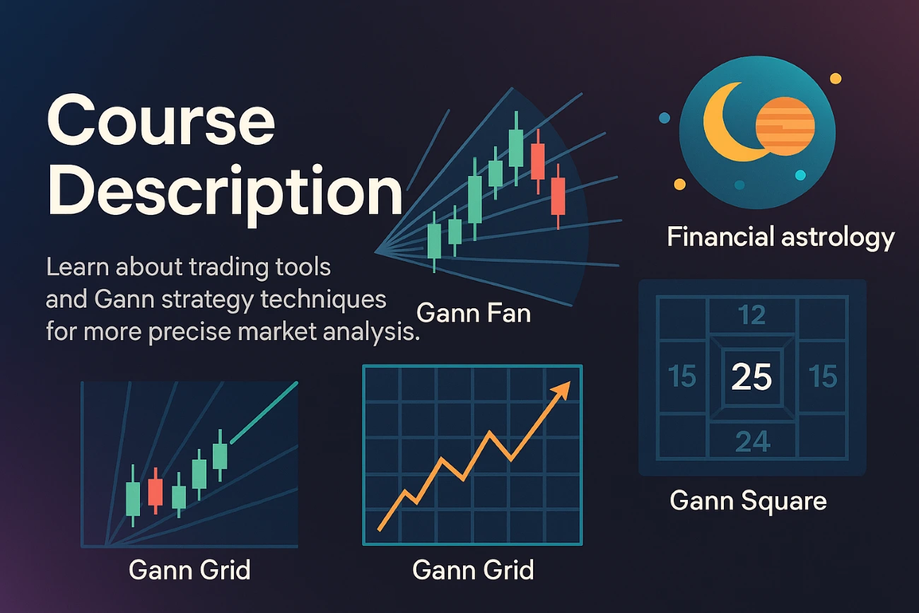دوره آموزشی تحلیل تکنیکال سبک Gann (گن)